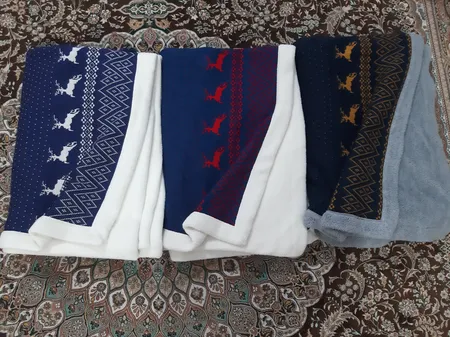 پتو مای هوم مدل بافت پشت خز دار سایز 160x210 سانتی متر