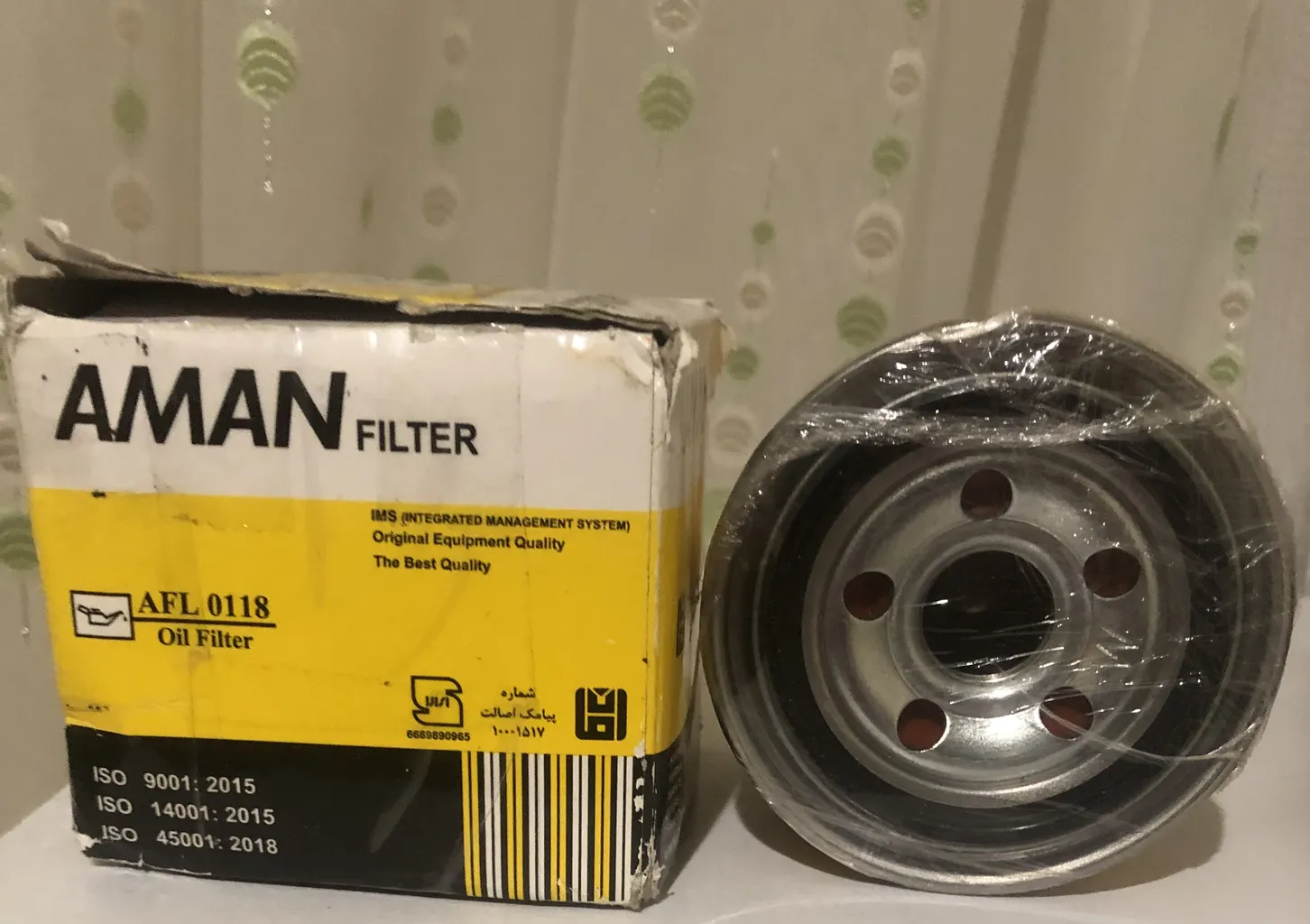 فیلتر روغن خودرو امان مدل AFL 01118 مناسب لیفان 520