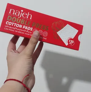 تجریه خرید پد پاک کننده آرایش صورت ناژه مدل Double Press بسته 120 عددی