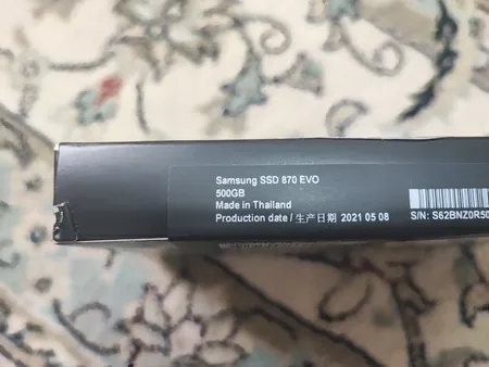 اس اس دی اینترنال SATA III سامسونگ مدل EVO 870 ظرفیت 500 گیگابایت