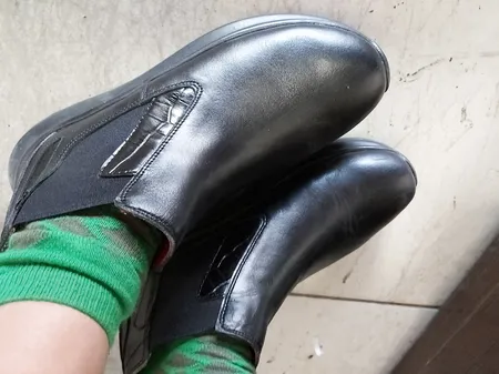 نیم بوت زنانه پاتن چرم آفتاب مدل S 6