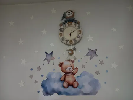 استیکر دیواری کودک راتیانا مدل خرس کوچولو 01