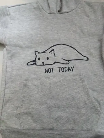 هودی زنانه طرح Not Today کد S361