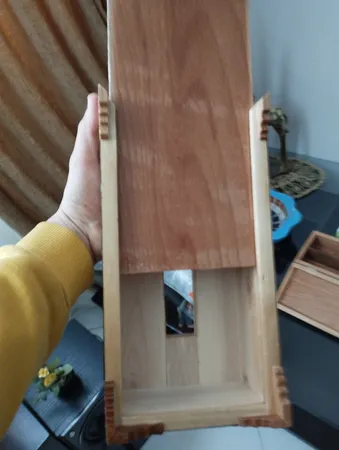 ست جعبه کارد و چنگال و جعبه دستمال کاغذی خاتم کاری کد 3