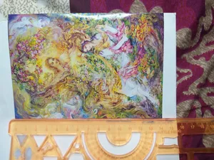 تجریه خرید کارت پستال طرح مینیاتور استاد فرشچیان مدل برای زیستن