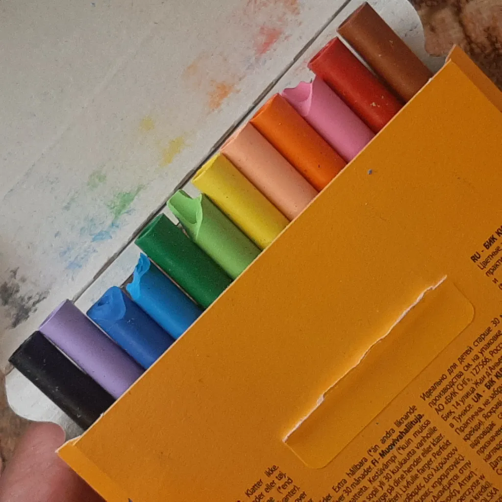 پاستل روغنی 12 رنگ بیک مدل Kids plasti decor کد 91062