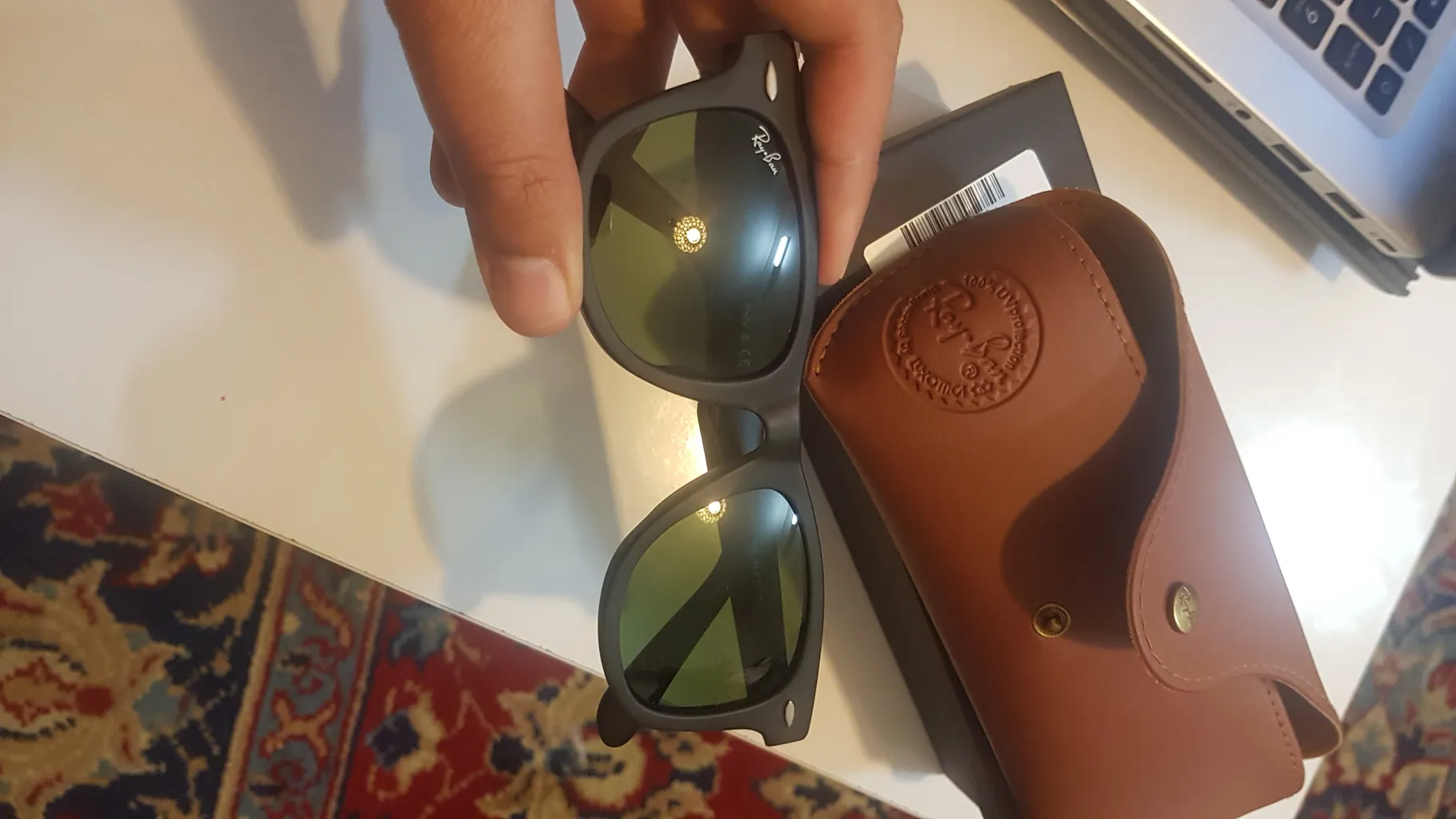 عینک آفتابی ری بن مدل RB2140  Wayfarer-901S-52