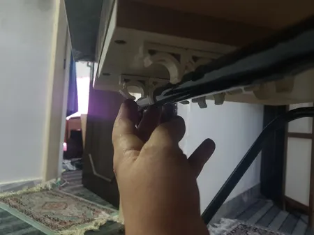 میز و صندلی تاشو تنظبم شو یاس باکس دار قهوه ای