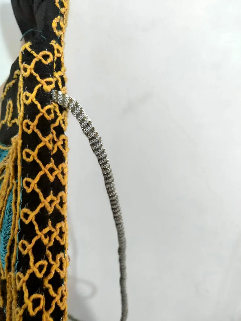 کیف دستی دست دوز زنانه مدل  سوزندوزی گل نیک ثمر