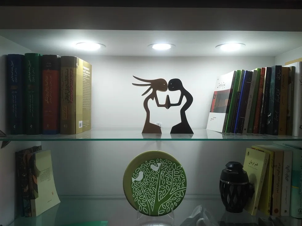 مجسمه طرح آدمک مدل ab20 مجموعه دو عددی