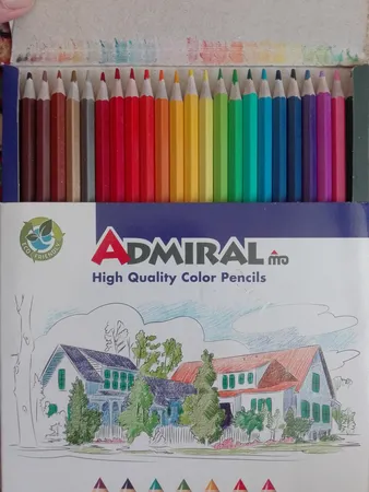 مداد رنگی 24 رنگ ادمیرال مدل 761c