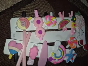 تجریه خرید ست گیره و سنجاق مو دخترانه مدل پکی سیلیکونی