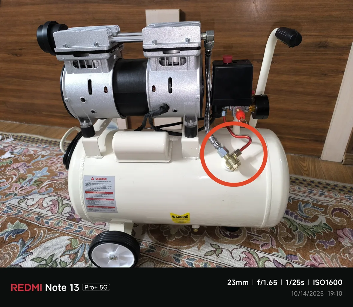 کمپرسور باد ادون مدل ED550-25L