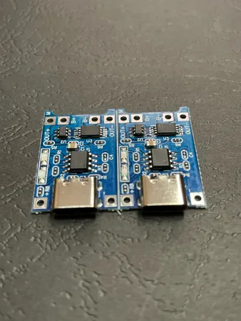 ماژول شارژ باتری لیتیومی مدل TP-4056TYPEC بسته 2 عددی