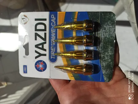 سر والف لاستیک خودرو مدل نیزه ای بسته 4 عددی