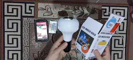 لامپ هوشمند و اسپیکر بلوتوث تیهو کد Party Ball