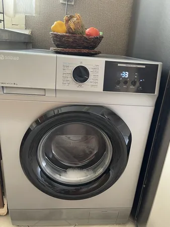 ماشین لباسشویی 8 کیلوگرم  اتوماتیک اسنوا مدل SWM-C81S