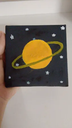 بوم نقاشی جهان بوم مدل TZ-1 سایز 10x10 سانتی متر