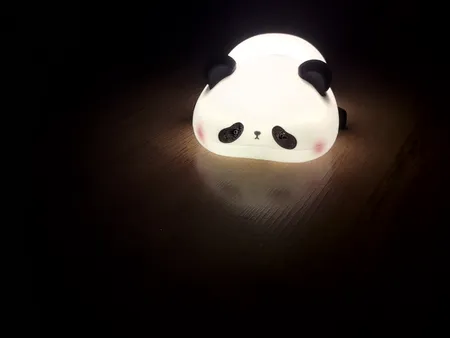چراغ خواب کودک مدل سیلیکونی طرح پاندای خسته