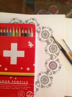 مداد آبرنگی 18 رنگ کارن داش مدل Swiss Color