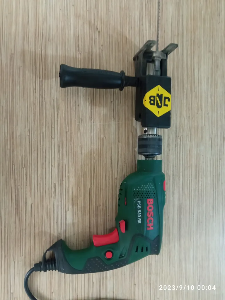 مبدل دریل به اره عمودبر جاب مدل JB-8000 به همراه تیغه اره عمود بر مجموعه 4 عددی