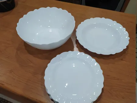 سرویس غذاخوری 26 پارچه دینو مدل دایره ساده