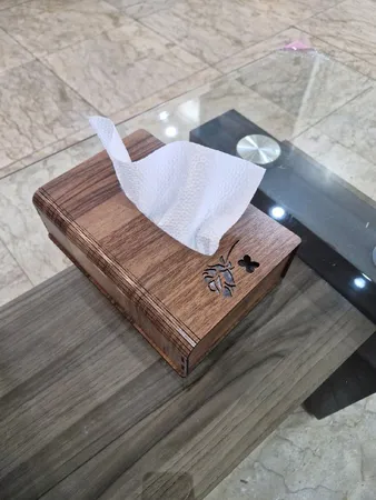 جای دستمال کاغذی مستر راد مدل گل رز کد 1020