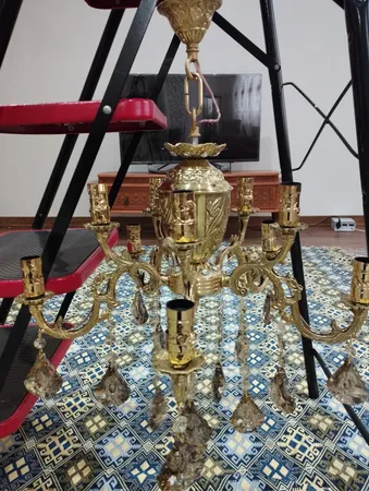 لوستر 10 شعله کد 7040