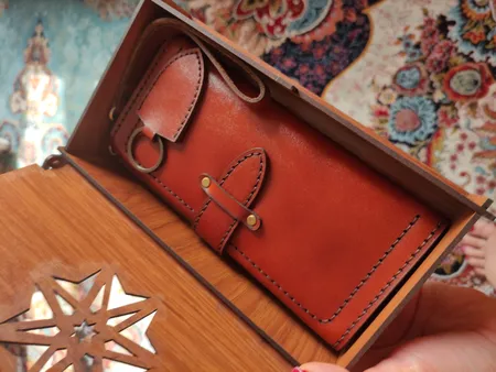 ست هدیه آوین مدل چرم طبیعی avn02