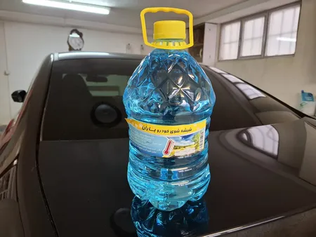 محلول شیشه شوی خودرو باران کد 00 حجم 4 لیتر