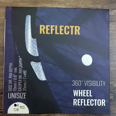 برچسب شبرنگ دوچرخه رفلکتر کد 4P بسته ۴ عددی