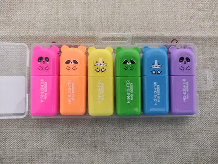 ماژیک علامت گذار مدل BOOW بسته 6 عددی