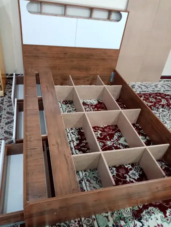 تخت خواب دونفره مدل لونا سایز 140×200 سانتی متر