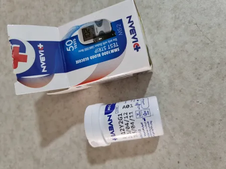 نوار دستگاه تست قند خون دیابان مدل MS-2 بسته 50 عددی