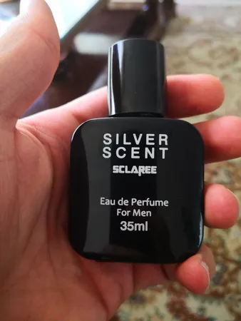 عطر جیبی مردانه اسکلاره مدل Silver Scent با رایحه گرم و تند حجم 35 میلی لیتر