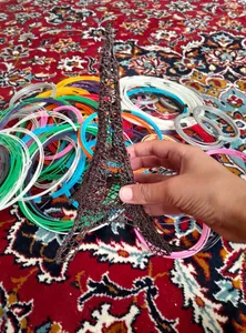 تجریه خرید فیلامنت قلم طراحی سه بعدی مدل abs طول 3 متر بسته 8 عددی