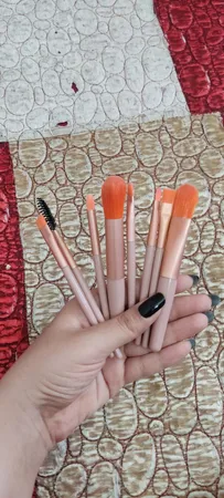 ست برس آرایشی مدل پاستیلی کد d8900 مجموعه 8 عددی