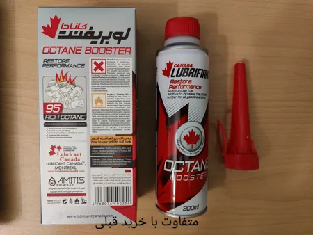 اکتان بوستر کانادا لوبریفنت مدل rich octane حجم 300 میلی لیتر فلزی بسته 24 عددی