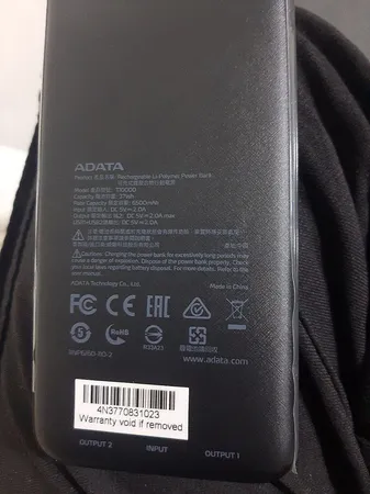 پاوربانک ای دیتا مدل T10000 ظرفیت 10000 میلی آمپر ساعت