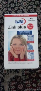 تجریه خرید کپسول زینک پلاس یورو ویتال- 10 میلی گرم بسته 60 عددی