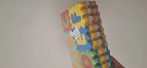 تجریه خرید پازل 36 تکه بافوم طرح حروف و اعداد لاتین متوسط مدل فومی