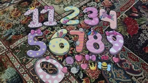 تجریه خرید استیکر چوبی کودک باروچین مدل ماهگرد دخترونه کد 4231