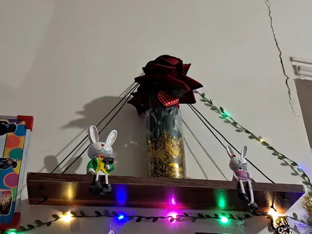 ریسه ال ای دی طرح برگ طول 5 متر