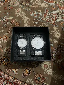 تجریه خرید ست ساعت مچی عقربه ای زنانه و مردانه نیوی فورس مدل nf9228