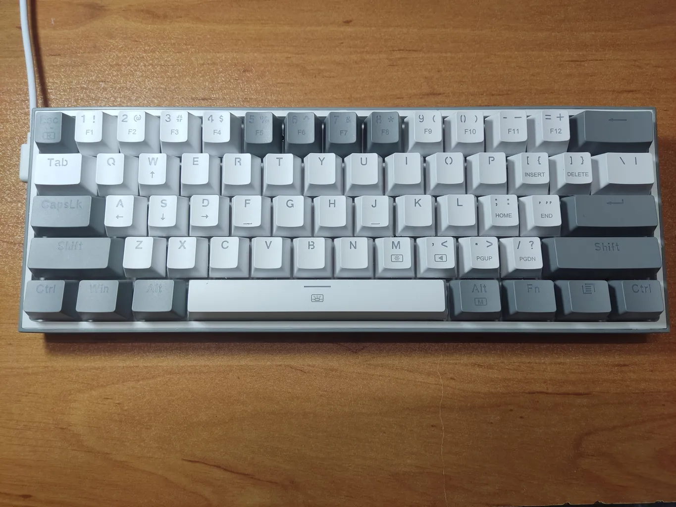 کیبورد گیمینگ ردراگون مدل K617 FIZZ، سوییچ مکانیکال قرمز، Tenkeyless، نورپردازی RGB