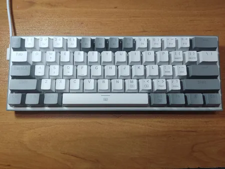 کیبورد گیمینگ ردراگون مدل K617 FIZZ، سوییچ مکانیکال قرمز، Tenkeyless، نورپردازی RGB