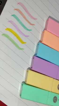 ماژیک علامت گذار ژیخوآ مدل پاستیلی بسته 6 عددی