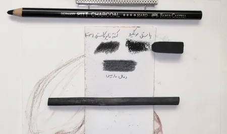 زغال طراحی ماریز کد C7326 بسته 6 عددی