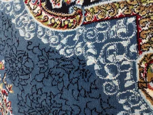 تجریه خرید فرش ماشینی سهند کد VF14.AK زمینه آبی