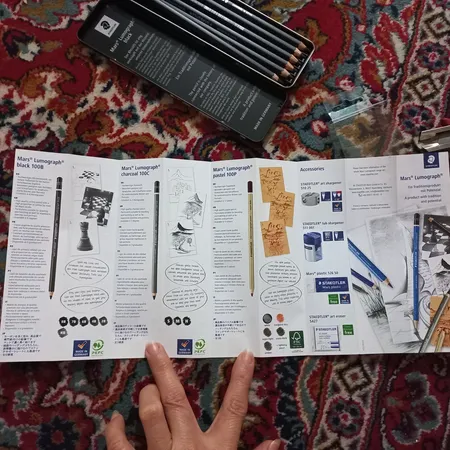 مداد استدلر مدل LUMOGRAPH مجموعه 6 عددی